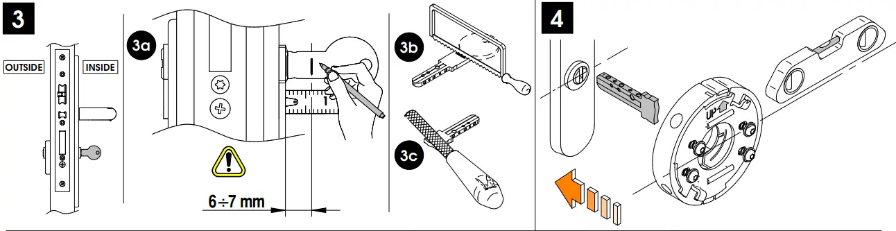 SALTO DCSLAH Key Turner Adapter Swiss Profile-FIG7