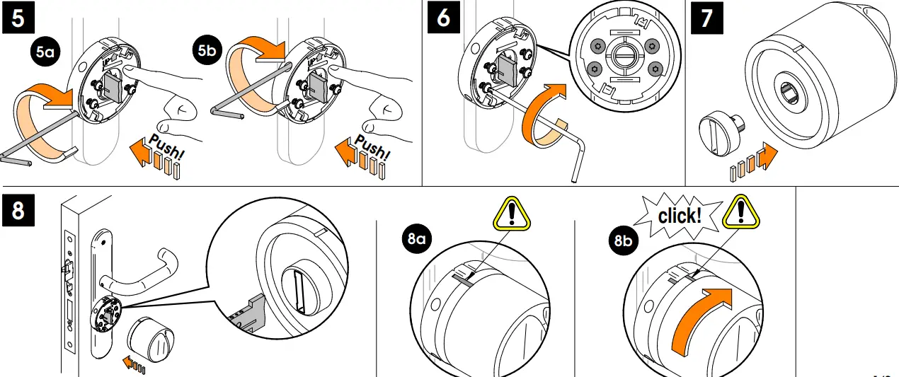 SALTO DCSLAH Key Turner Adapter Swiss Profile-FIG8