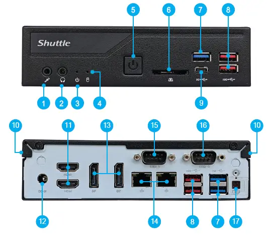 Shuttle-DH670-Drives-Four-Displays-with-12th-Generation-User-Guide-fig-1