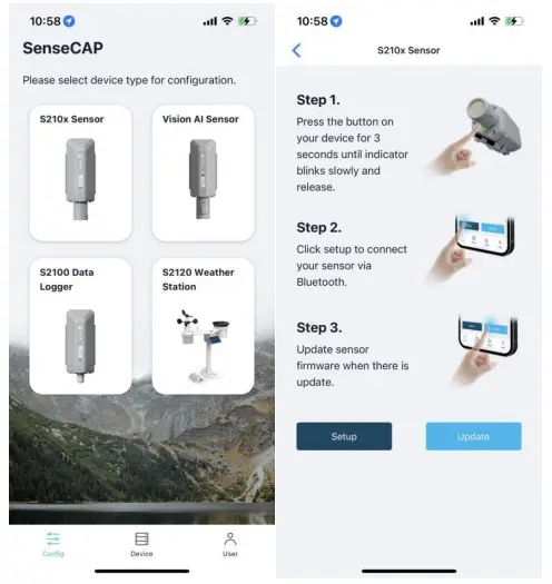 Select your device type