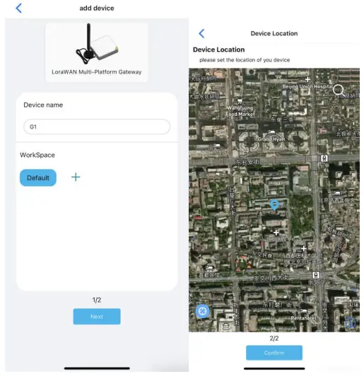 Set up your device name and location