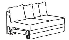 IKEA GRONLID Sofa series - 2-seat sofa-
