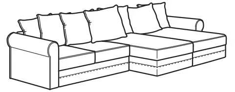 IKEA GRONLID Sofa series - 4-seat sofa,