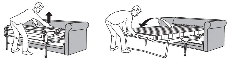 IKEA GRONLID Sofa series - Fold down