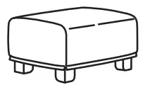 IKEA GRONLID Sofa series - Sporda dark grey