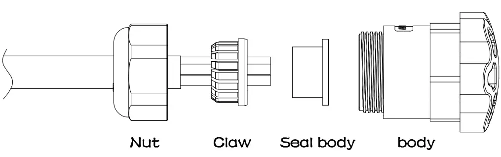 YC1000-3-NA 3 Phase Microinverter Installation illustration