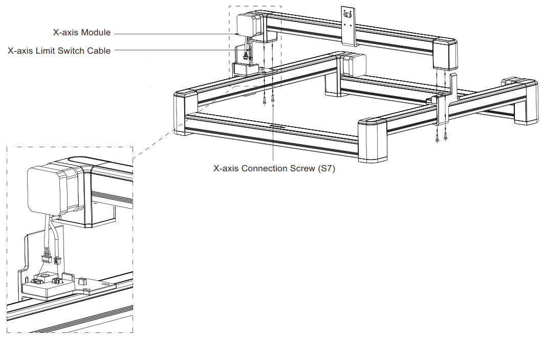 Genmitsu Jinsoku LC 40 Desktop Laser Engraver - Assembly Guide1