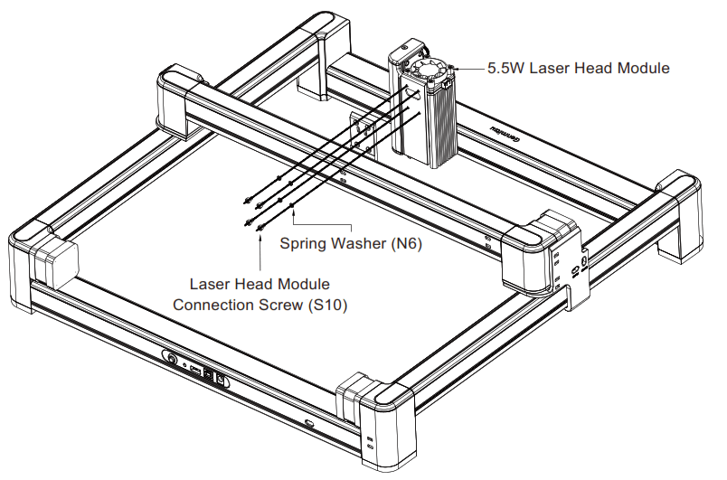 Genmitsu Jinsoku LC 40 Desktop Laser Engraver - Laser Version