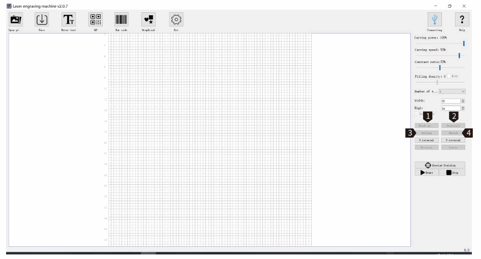 Genmitsu Jinsoku LC 40 Desktop Laser Engraver - Power 1
