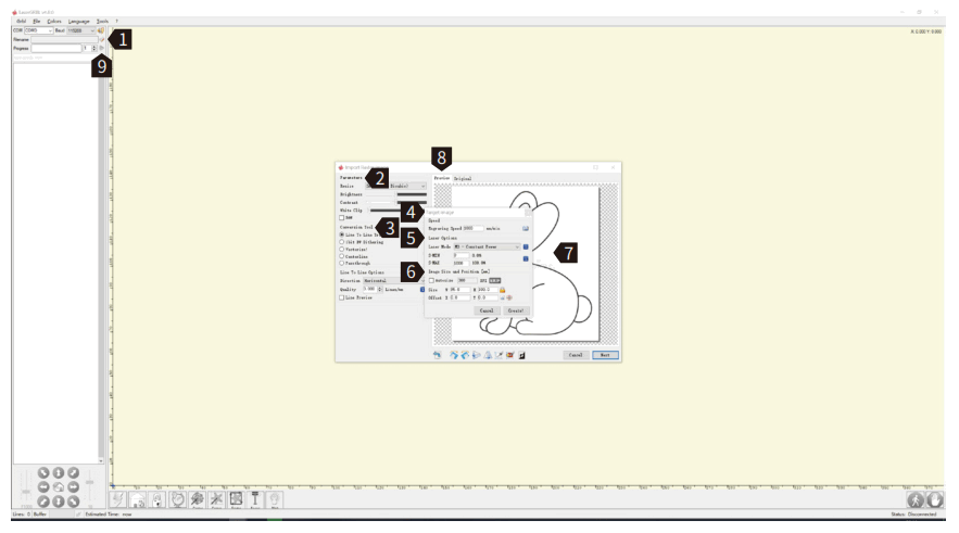 Genmitsu Jinsoku LC 40 Desktop Laser Engraver - Raster Image