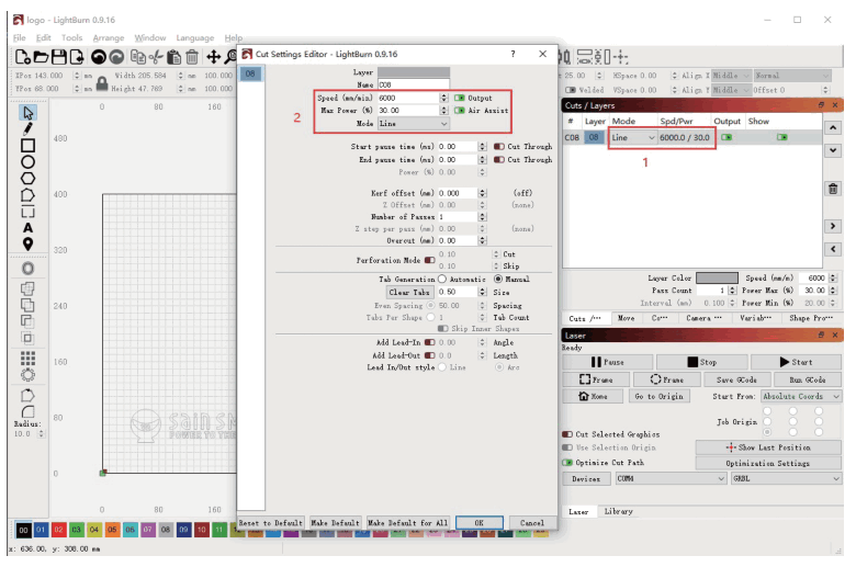 Genmitsu Jinsoku LC 40 Desktop Laser Engraver - Step 3
