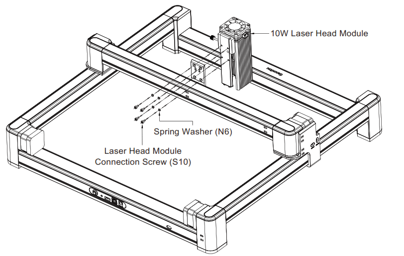Genmitsu Jinsoku LC 40 Desktop Laser Engraver - Version