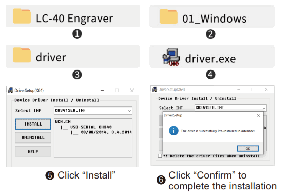 Genmitsu Jinsoku LC 40 Desktop Laser Engraver - Windows