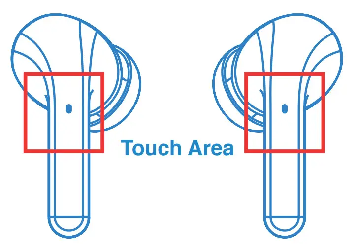 AO-AB300 Laser Wireless Earphones - Figure 1
