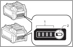 GPH02 - Indicating the remaining battery capacity