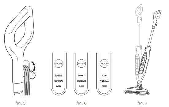 Shark S7001 Sanitizing Hard Floor Steam Mop - fig 3