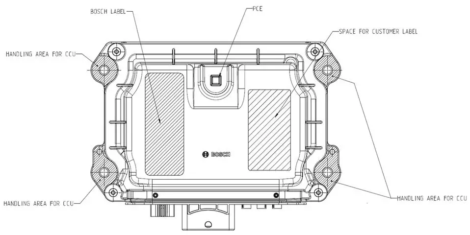 BOSCH CU 304 0510 Connectivity Control Unit - Mechanical Description