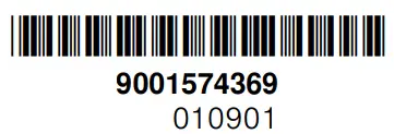 Constructa CA321255 Electric Hob - bar code