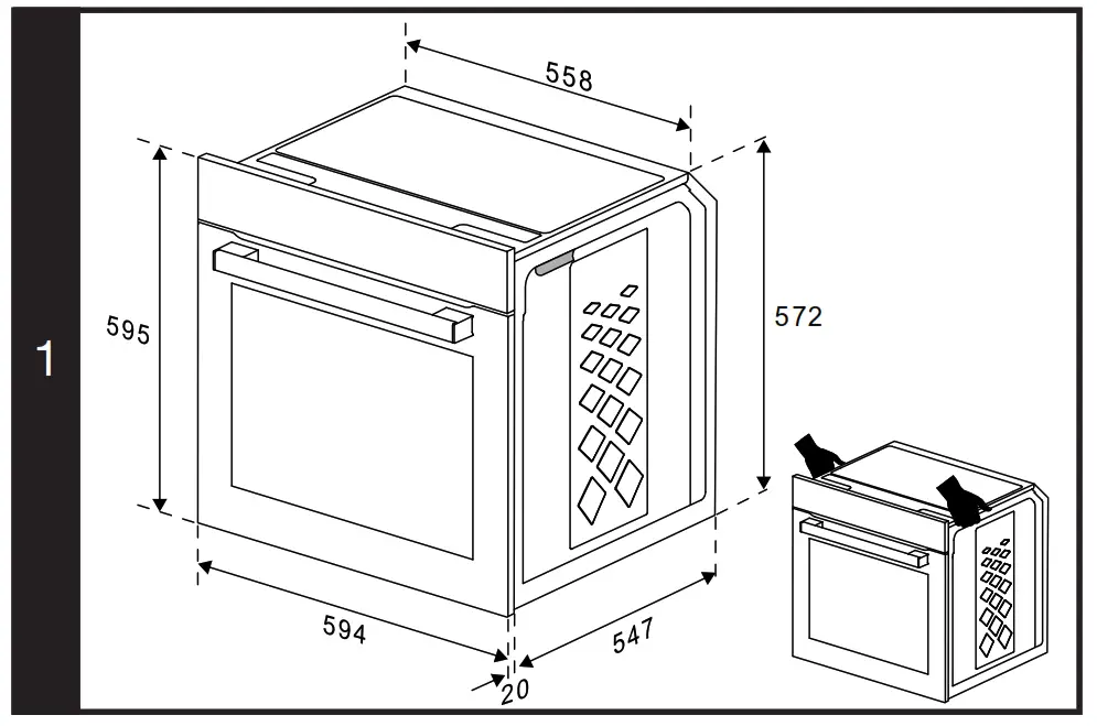beko BBIS13400XC Multi-function Oven - 3