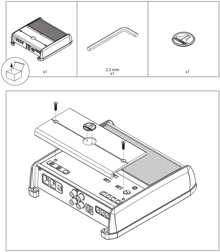 JL AUDIO XDM300 1 300W Mono ClasS D Subwoofer Amplifier - FIGURE 1