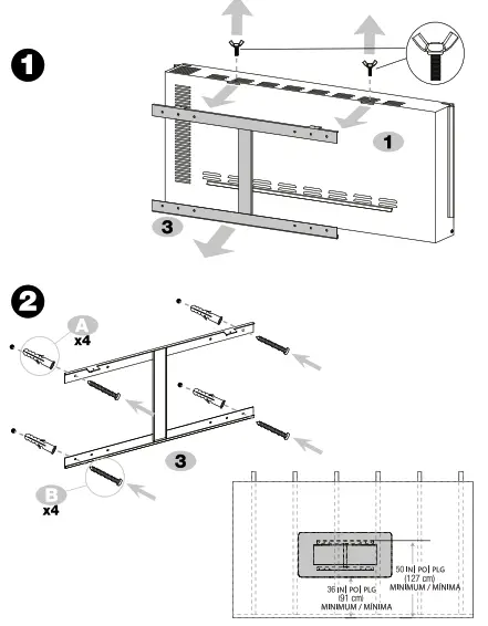 Dimplex SWM3520-EU Winslow 36-In Wall Mount Electric Linear Fireplace - 2