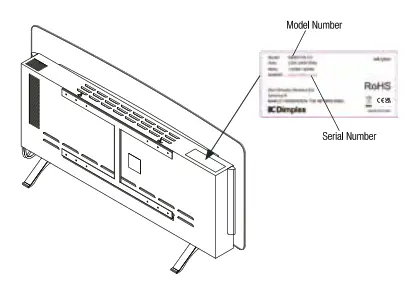 Dimplex SWM3520-EU Winslow 36-In Wall Mount Electric Linear Fireplace - 7