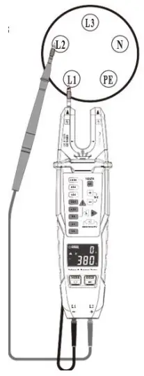 TRIPLETT VTC1000 Voltage and Current Tester with Phase Rotation Tester - fig4