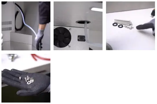 AMD Direct SSRFR 24DK Outdoor Kegerator - translucent hose