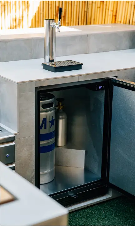 AMD Direct SSRFR 24DK Outdoor Kegerator