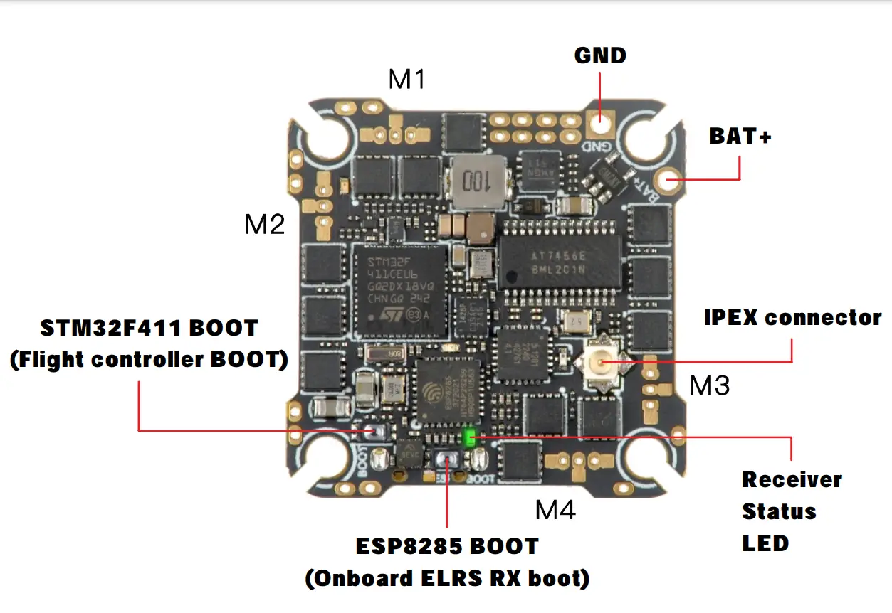 Flight controller connection diagram