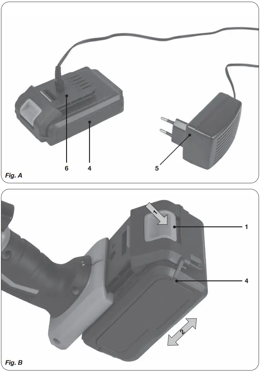 FERM CDA1169 20V Charger Adapter - fig 1