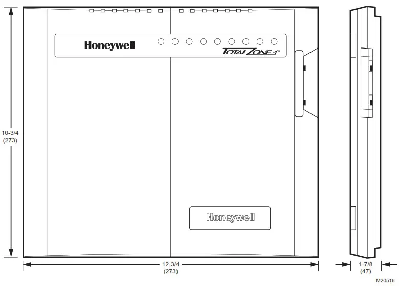 Honeywell TZ 4 TotalZone Zone Control Panel - SPECIFICATIONS