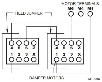 Honeywell TZ 4 TotalZone Zone Control Panel - Wiring Diagrams 8