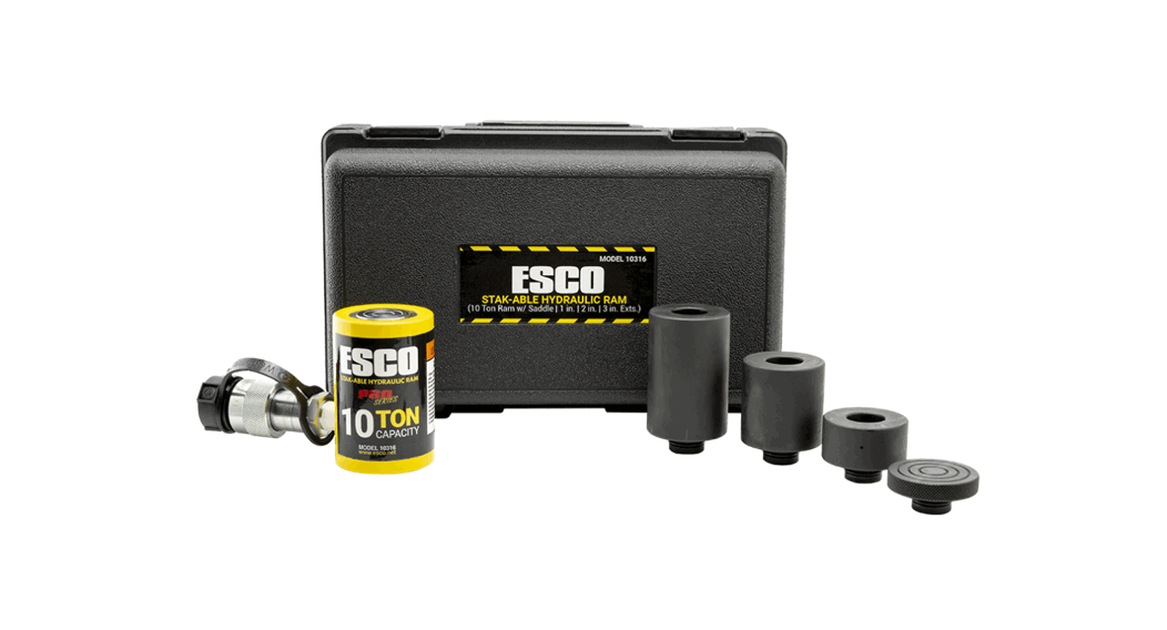 Esco 10316 Stak Able Hydraulic Ram Kit Instruction Manual Esco 10316 Stak Able Hydraulic Ram Kit Instruction Manual