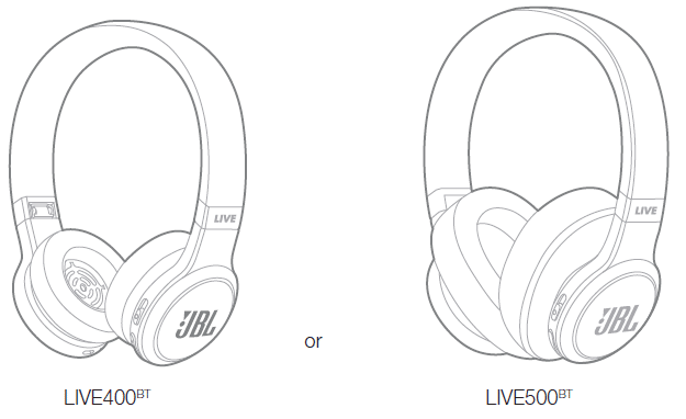 User Manual Jbl Live 400 Bt / Live 500 Bt Headphones
