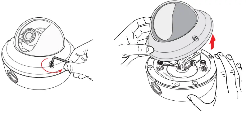 clinton-electronics-VX-Series-Vandal-X-Outdoor-Dome-Camera-Installation-FIG-1