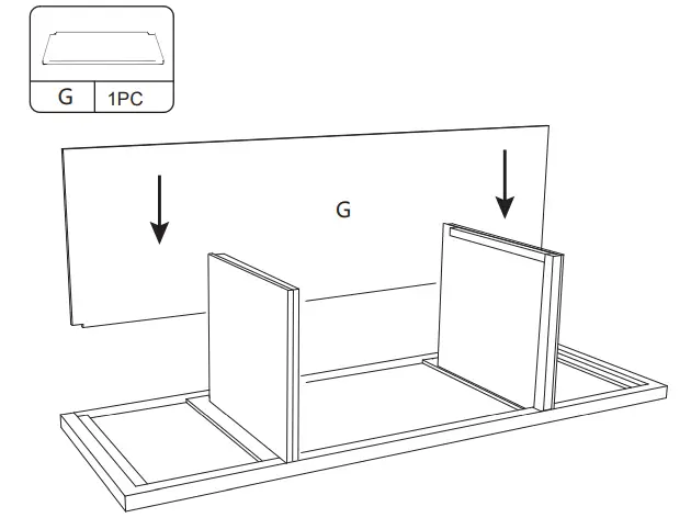 JAXPETY HG61T1134 Entryway Storage Bench - PRODUCT ASSEMBLY 1