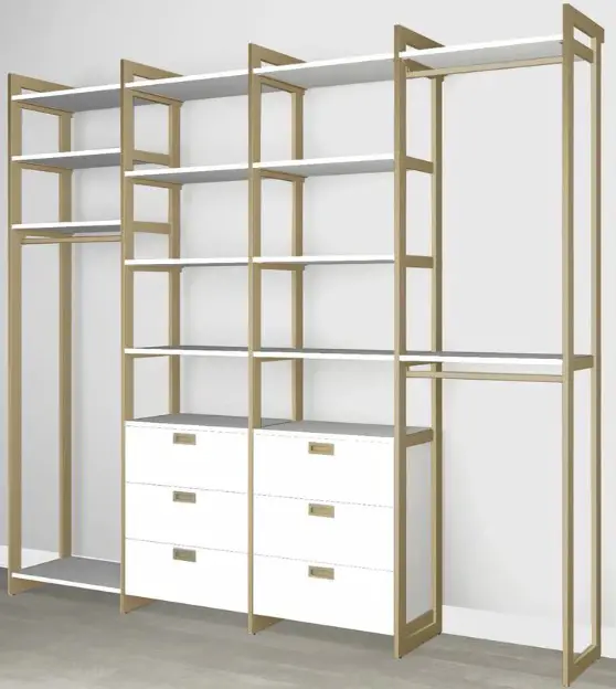 Martha STEWART INS-0064 Everyday System 8FT Hanging and Shoe Storage System