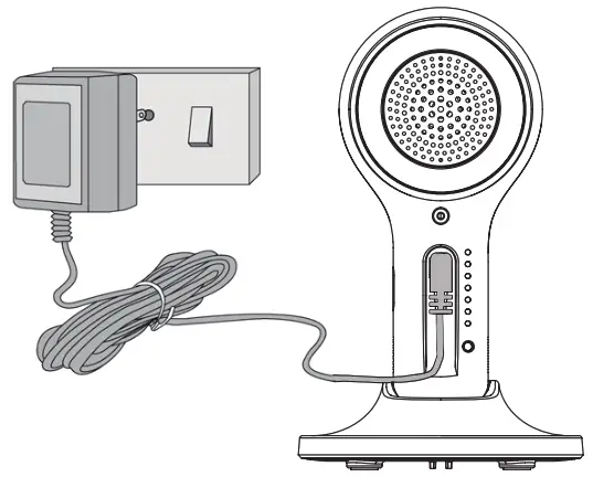 motorola LUX85CONNECT Baby Monitor -- Connecting the Power