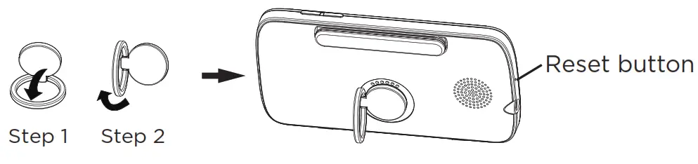 motorola LUX85CONNECT Baby Monitor -- Desktop Stand