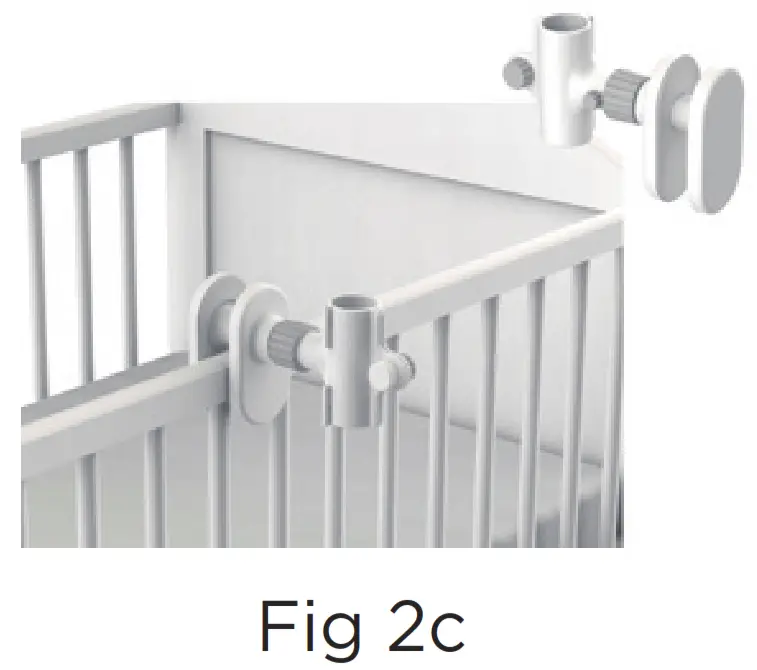 motorola LUX85CONNECT Baby Monitor --Each pole is connected