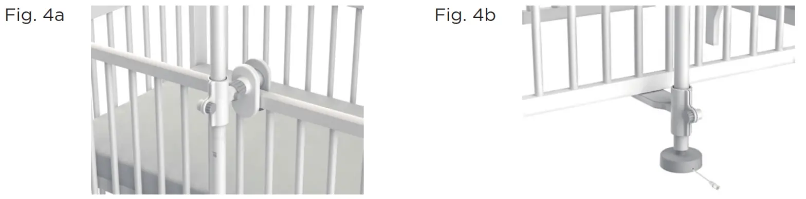 motorola LUX85CONNECT Baby Monitor --Fasten the knobs