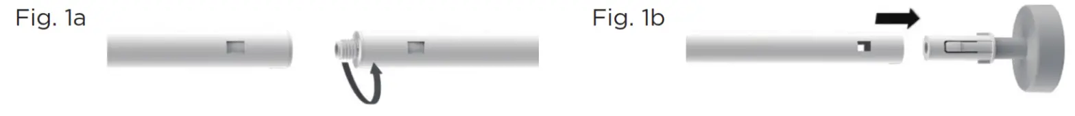 motorola LUX85CONNECT Baby Monitor -- Installation of Cot mount