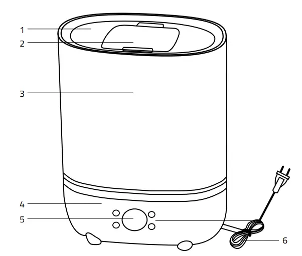 truelife Air Humidifier H5 Touch