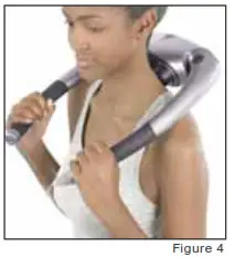 Homedics PAX-TL1 Tony Litters FREEDOM Massager - Back, Neck & Shoulder Massage Fig 4