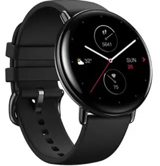 ZEPP 01-Onyx E Round Smartwatch Onyx Black