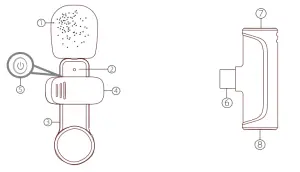 Microphones MK06 Wireless lapel Microphone - diagram