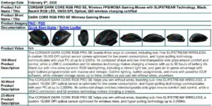 Wireless Gaming Mouse Specifications Fig 1