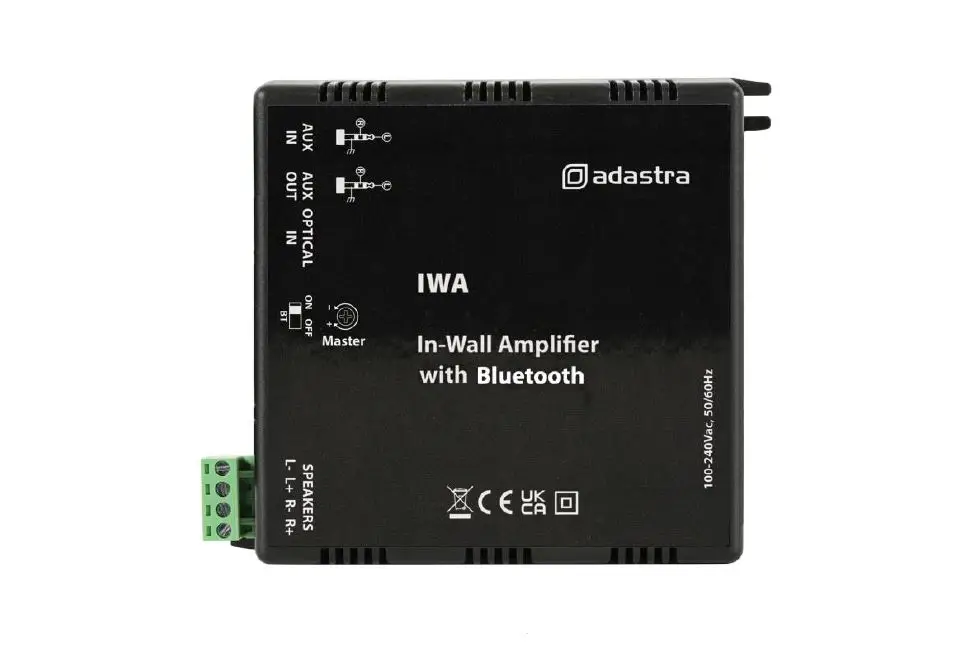Adastra Iwa-series In-wall Amplifier With Bluetooth User Manual