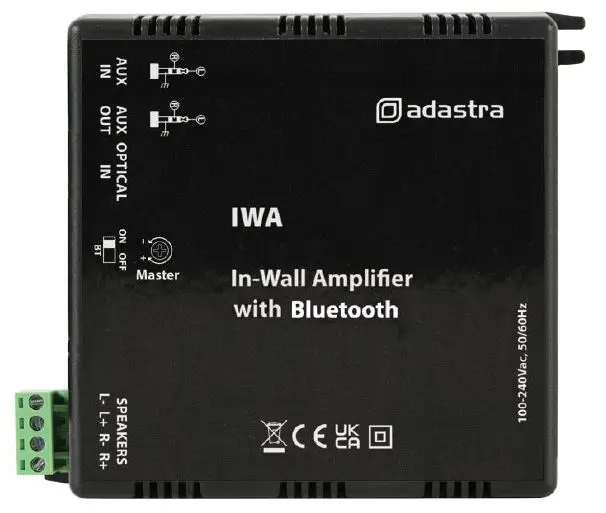 IWA-Series In-Wall Amplifier with Bluetooth